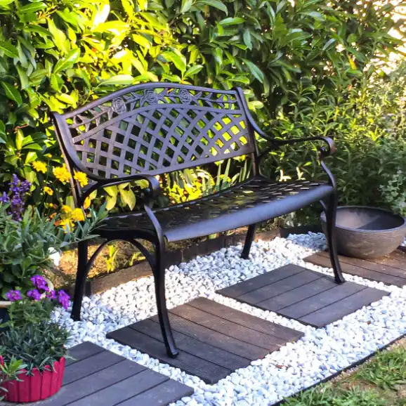 ספסל אלומיניום ברונזה קלאס