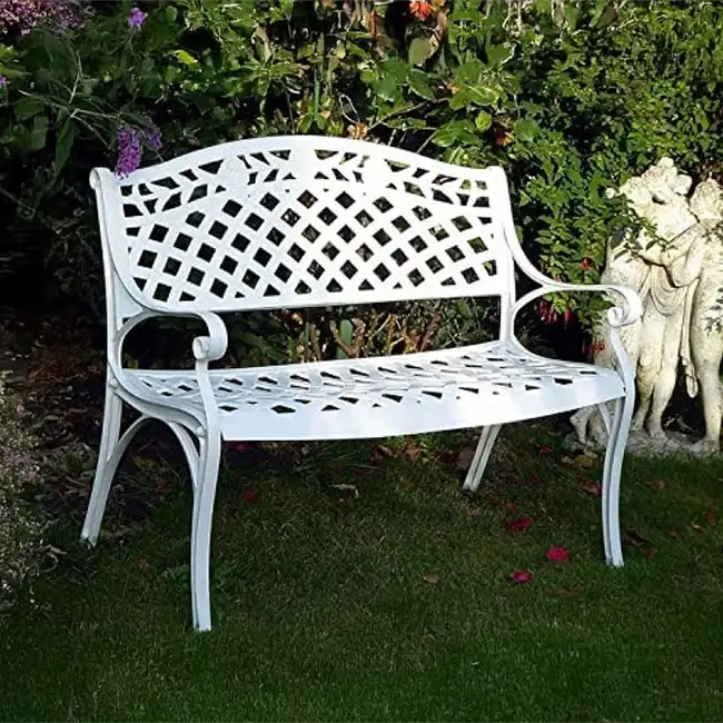 ספסל אלומיניום דגם שלג